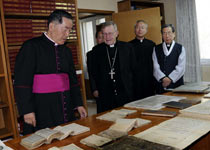 로마 교황청 Cardinal Walter Kasper 추기경, 심상태 몬시뇰, 최인각 신부, 천진암 성지 방문(2012.10.20)